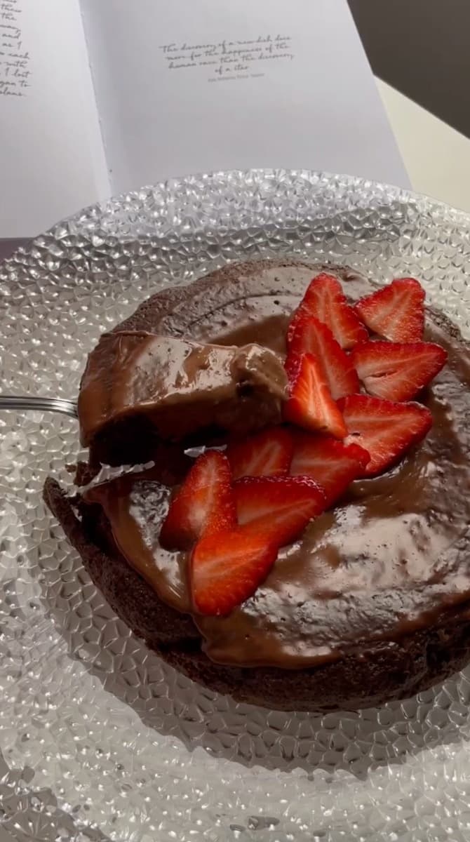 almond flour chocolate fondant cake