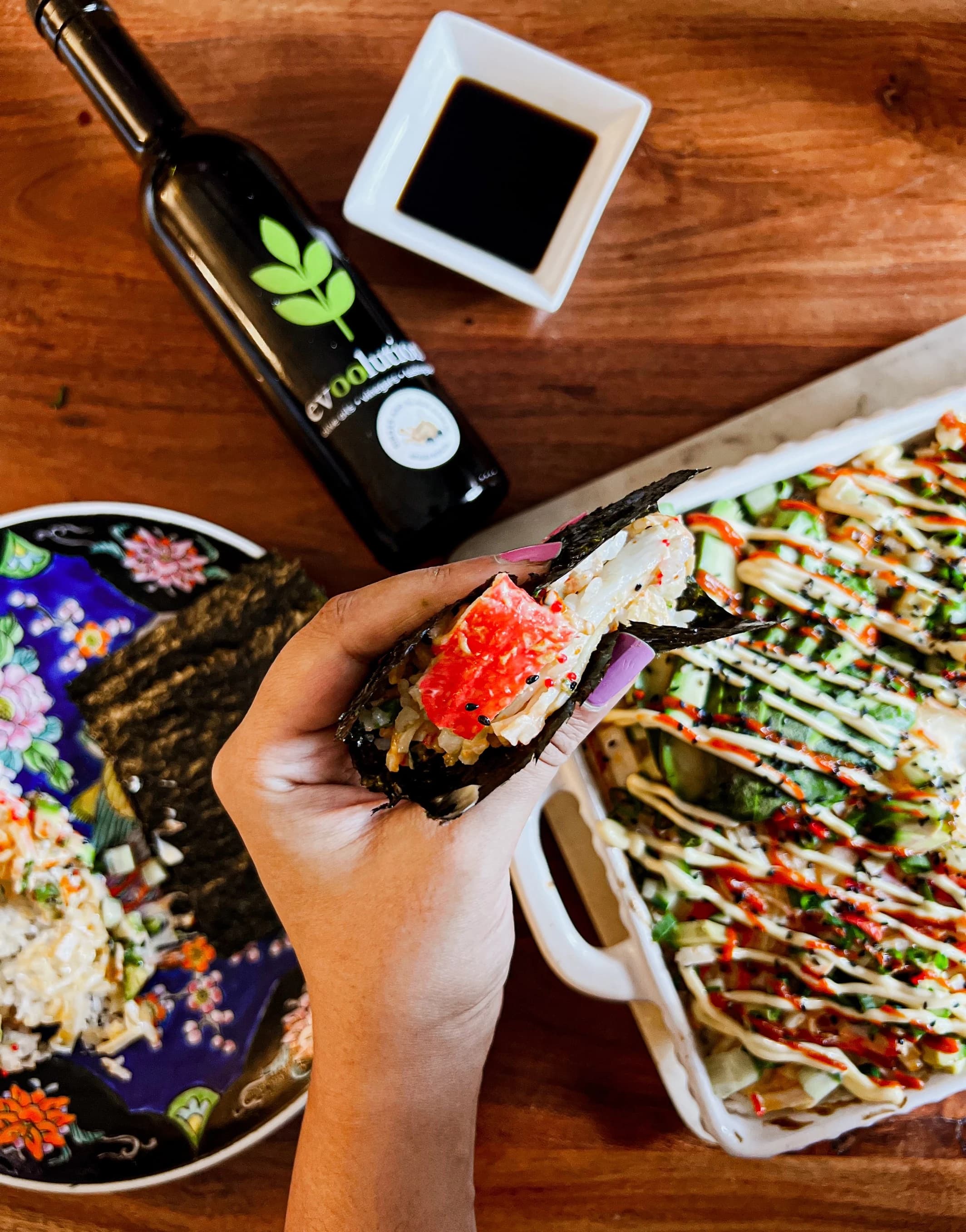 Spicy California Sushi Bake
