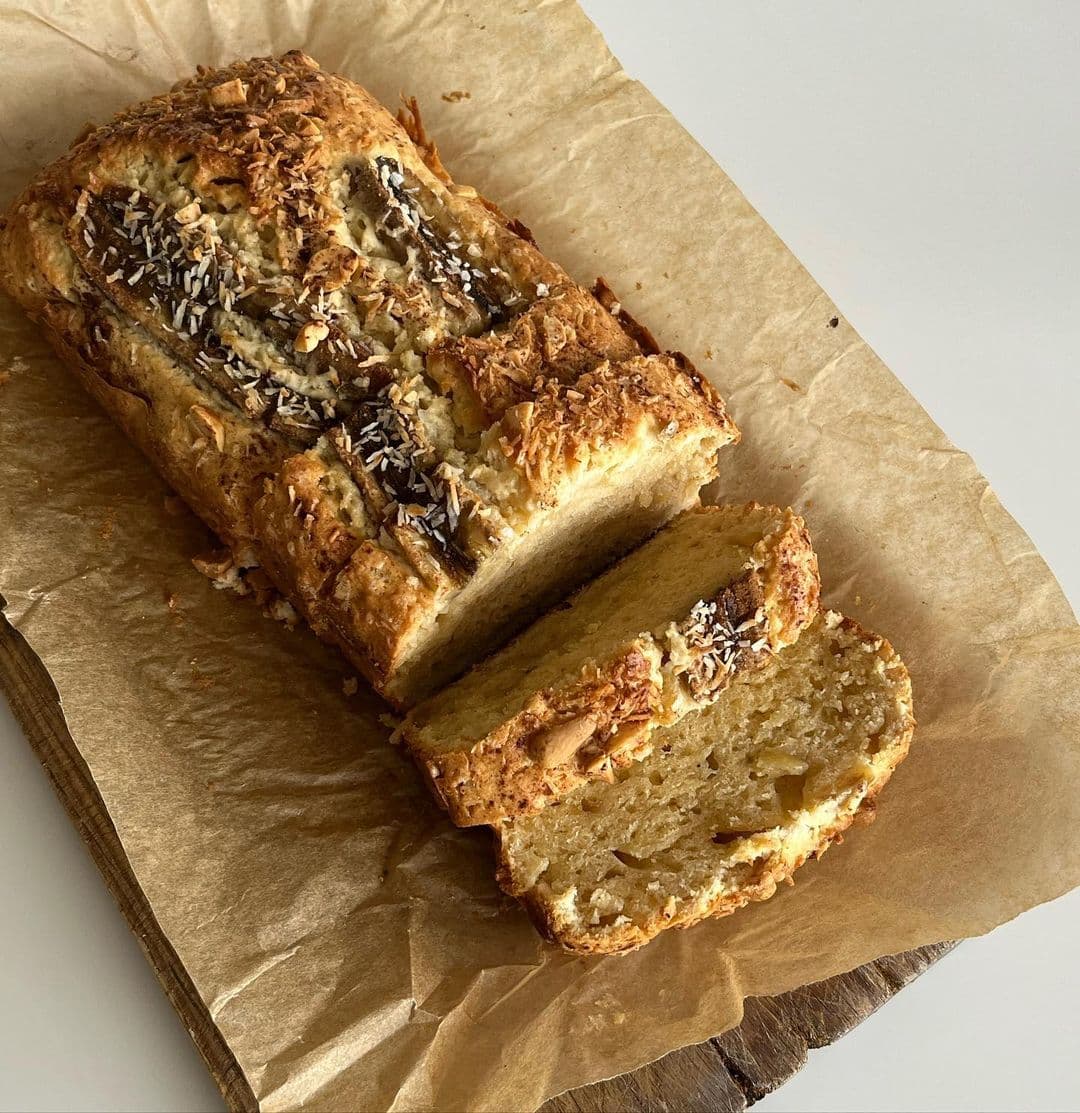 coconut banana bread