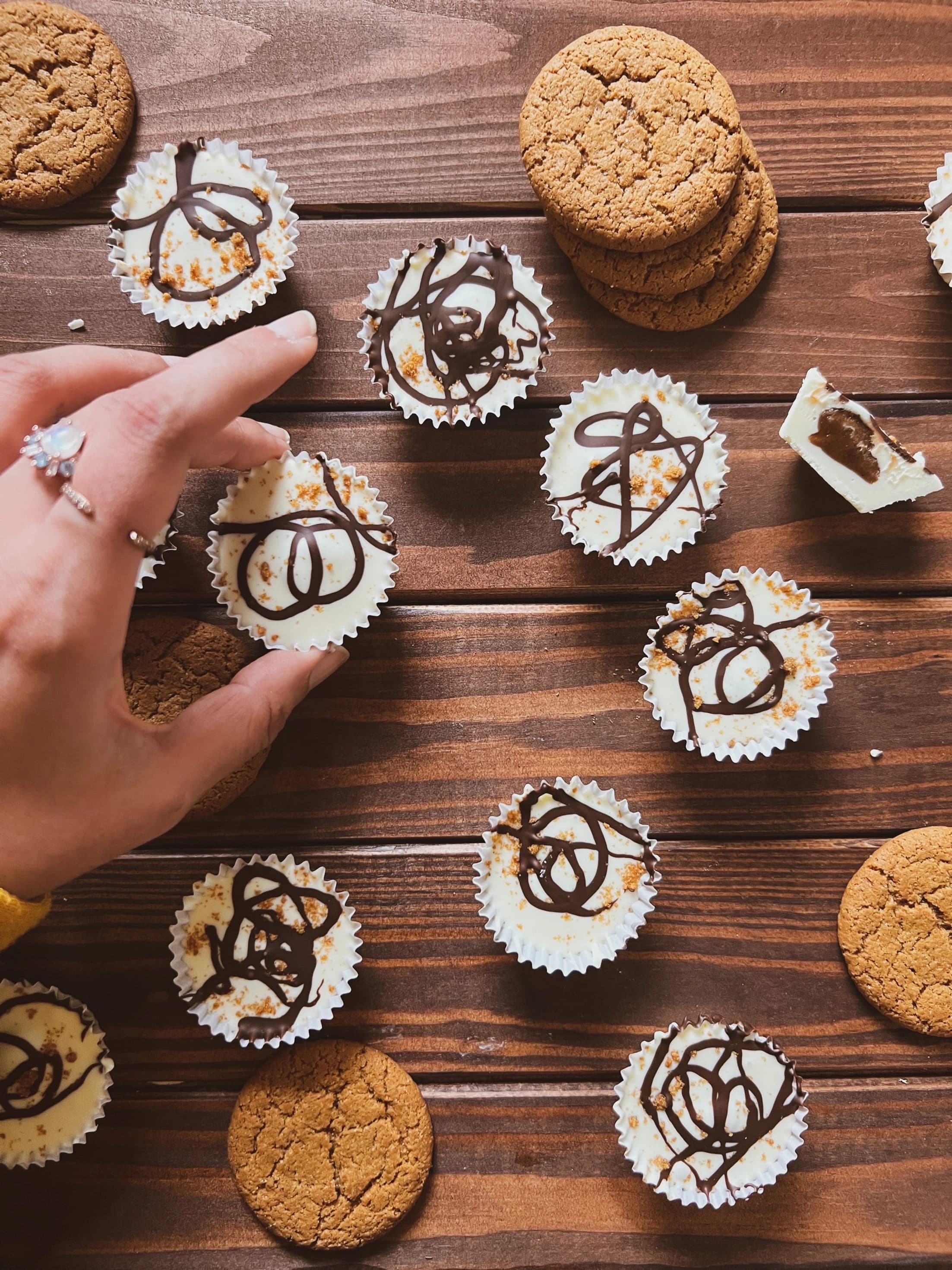 Gingersnap Cookie Butter Cups