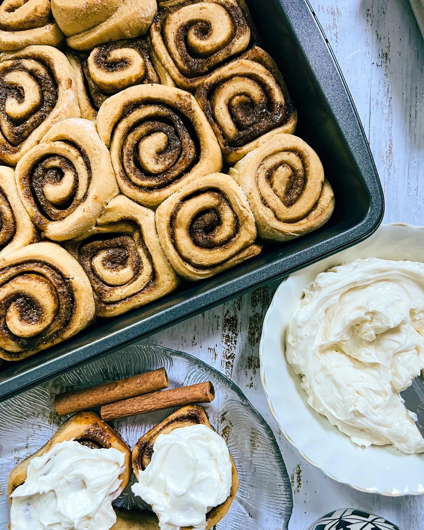 Masala Chai Cinnamon Buns