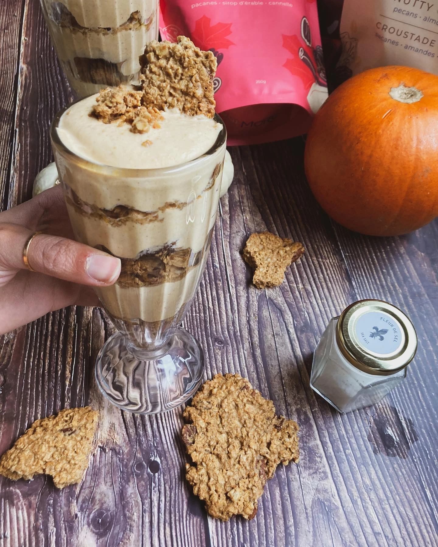 15 Minute Pumpkin Pie Parfaits