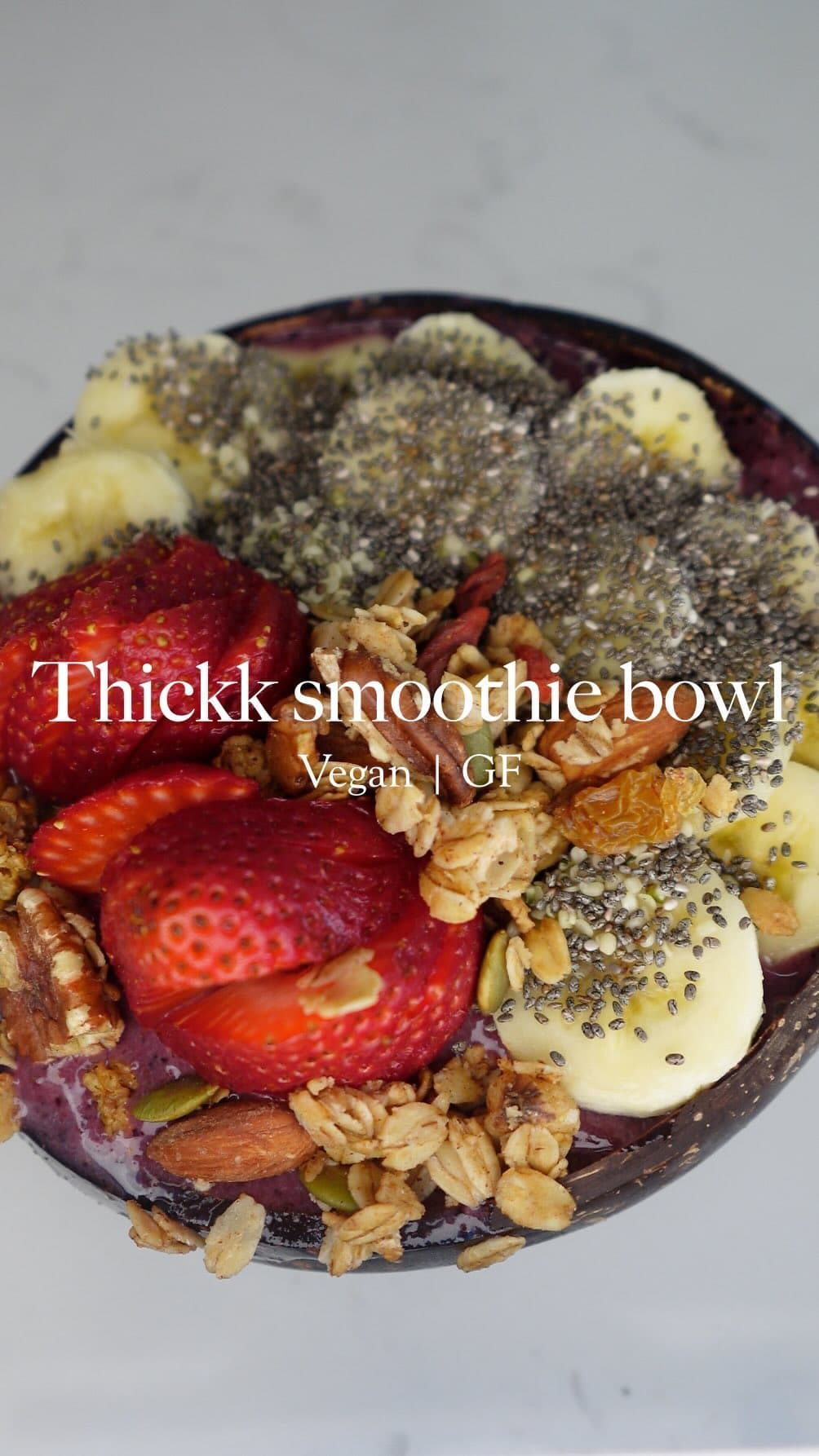 Thickk smoothie bowl 