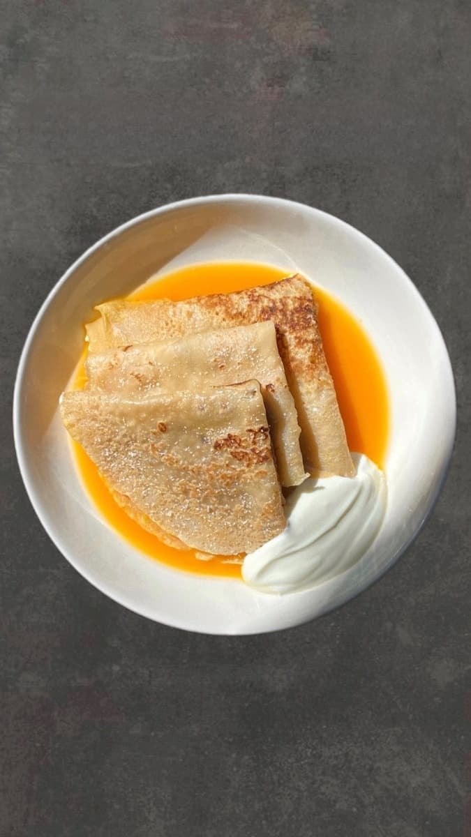 VEGAN COCONUT CREPES