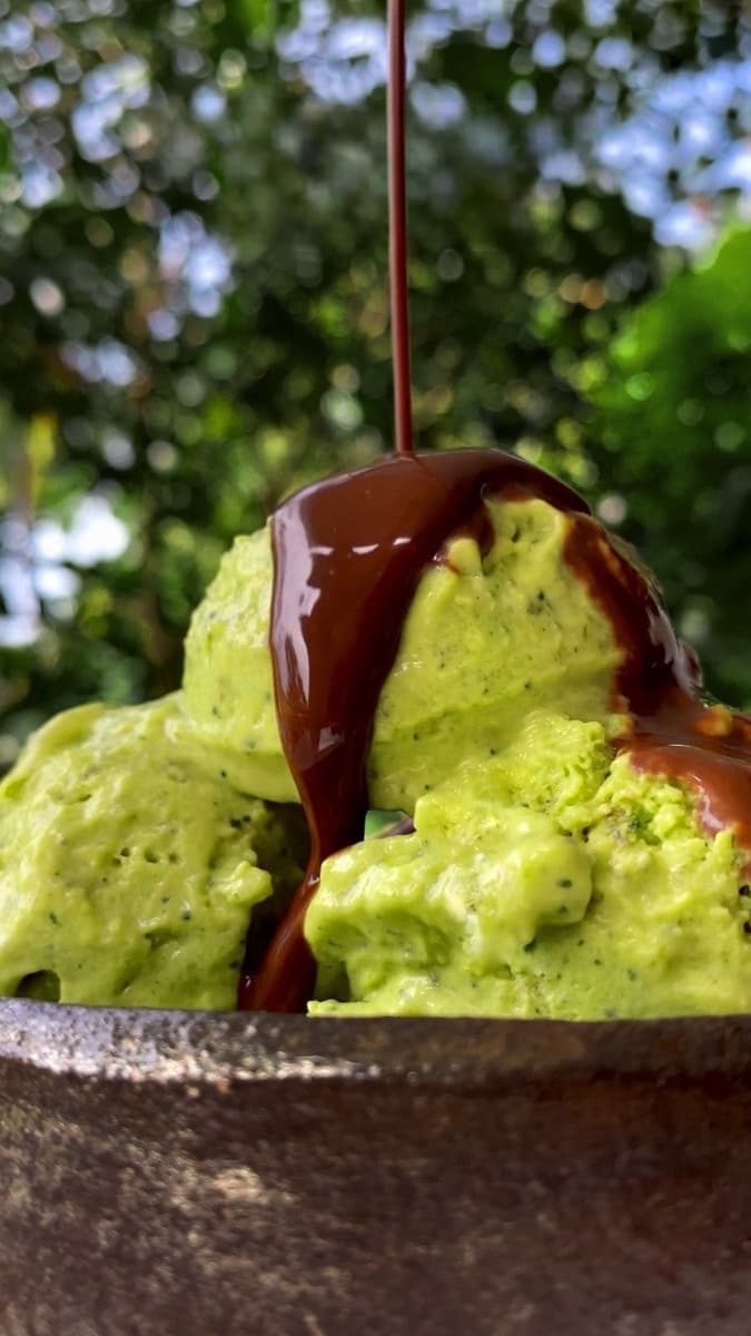 AVOCADO MINT ICE CREAM